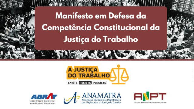 Manifesto em Defesa da JT conta com adesão da Amatra VI