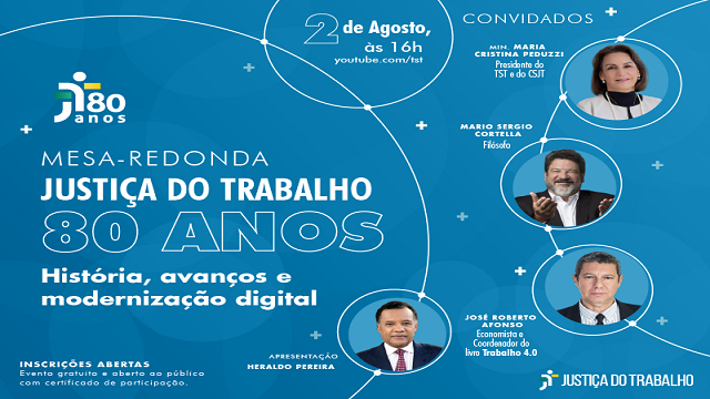 Live enfoca Justiça do Trabalho e modernização digital