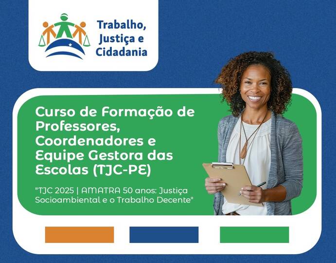 TJC 2025: Capacitação de educadores será dias 28 e 29 de maio